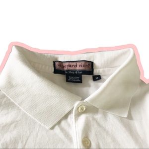 🐳 Vineyard Vines  - Pure White Polo ✨
